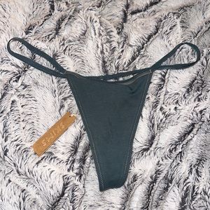 NWT Skims cotton Jersey T—String Thong Sz. S